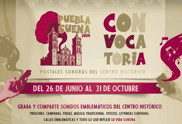 Amplia Ayuntamiento de Puebla convocatoria del concurso “Puebla Suena 2025”
