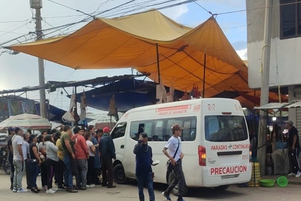 Asesinan a primo del Loco Téllez en inmediaciones del tianguis de Texmelucan