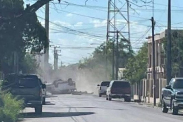 Balacera y bloqueos en distintos puntos paralizan Matamoros, Tamaulipas