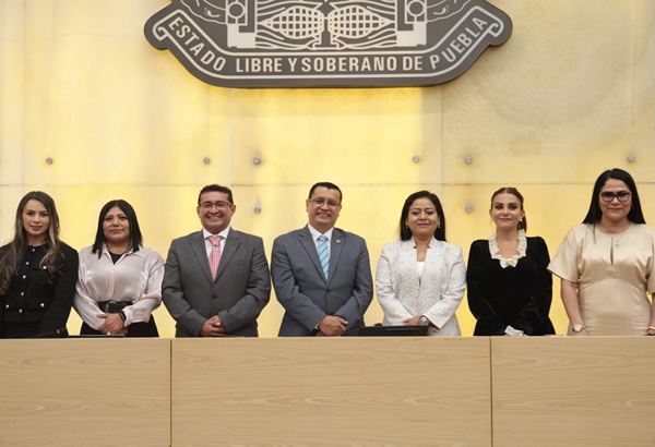 Designa Congreso de Puebla a integrantes de la Mesa Directiva