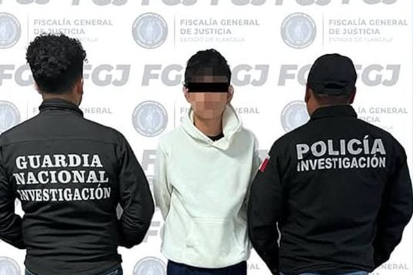 Detienen FGJE Tlaxcala a un hombre en Zacatelco p