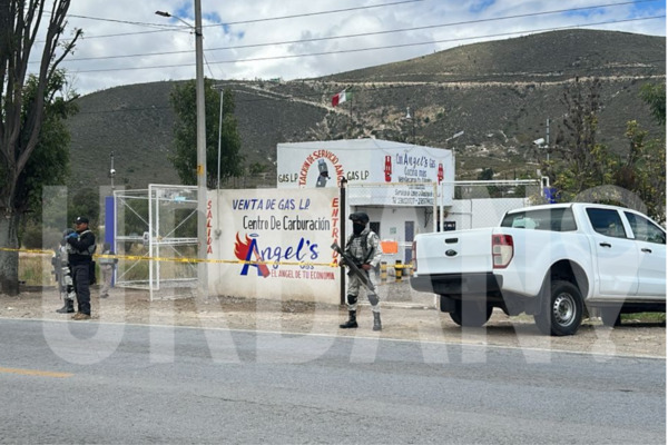 El operativo en la gasera "Angel´s" fue encabezado por la FGR, Guardia Nacional y SSP, como parte de acciones para desmantelar estos sitios