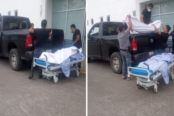 Exhiben en redes sociales traslado de cadáver en batea de camioneta en Huauchinango; FGE Puebla ofrece disculpa