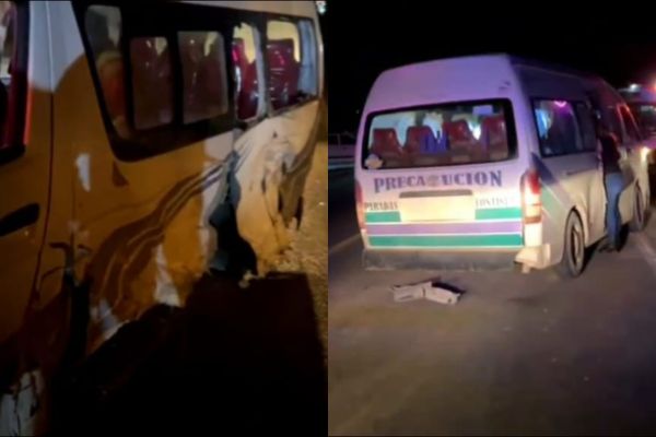 Al menos 10 lesionados dejó un accidente ocurrido la noche de este domingo en la carretera Tehuacán–Orizaba, a la altura de Villa Alegría