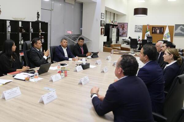En la reunión sobre el Consejo Ciudadano de Seguridad estuvieron presentes representantes de COPARMEX, CANACO, CCE, entre otros