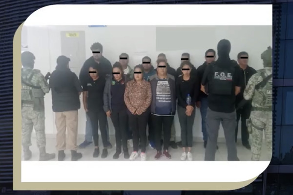 Las personas se encuentran en prisión preventiva oficiosa como medida cautelar y será el viernes cuando se resuelva su situación jurídica