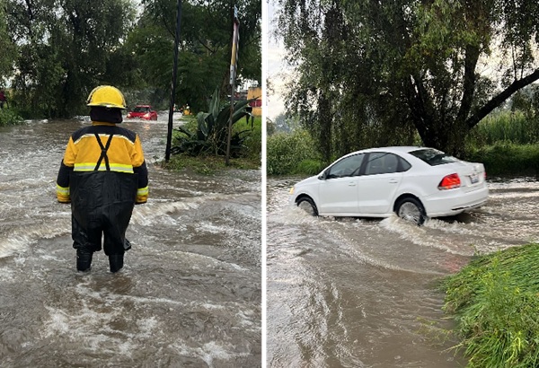 Lluvias torrenciales causan daños en Puebla por inundaciones