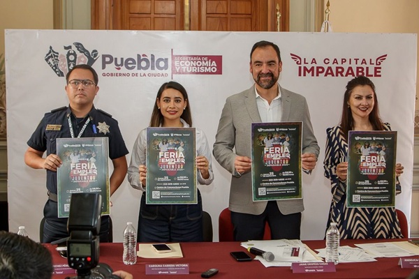 Realizará Ayuntamiento de Puebla Feria de Empleo con más de 3 mil plazas para jóvenes