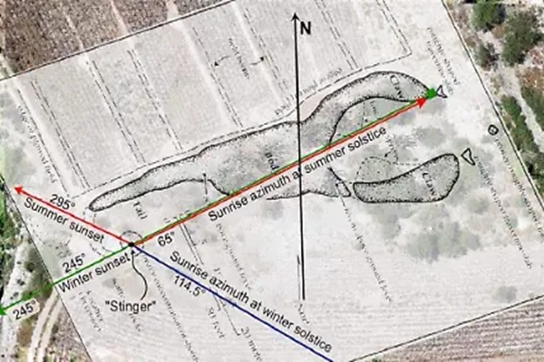 Revelan en Tehuacán complejo arqueológico único observatorio prehispánico con forma de escorpión