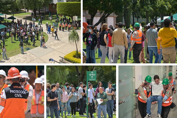 UDLAP La Comunidad se sumó al Segundo Simulacro Nacional 2025