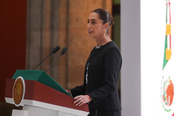 En el patio central de Palacio Nacional, con motivo de su Primer Informe de Labores, la presidenta Sheinbaum destacó avances significativos