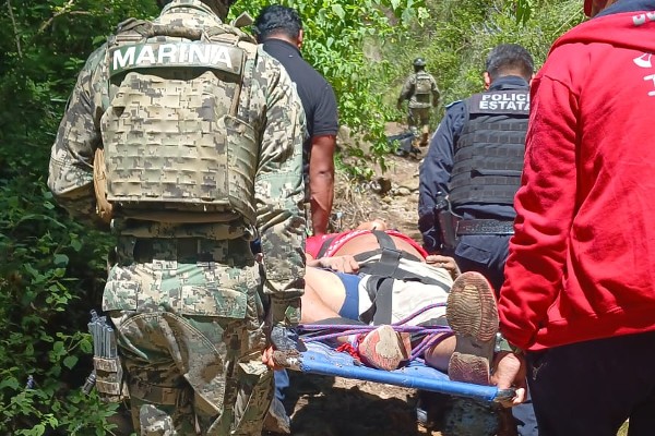 Hombre originario de Guatemala cae a barranca en Amozoc al escuchar disparos