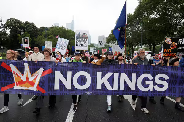 En la segunda ronda de protestas “No Kings” el objetivo es rechazar lo que los organizadores describen como la agenda “autoritaria” de Trump
