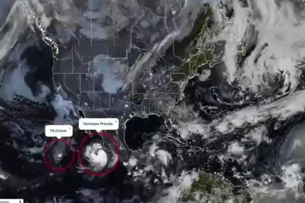 Ayuntamiento de Puebla en alerta por avance del huracán “Priscilla”