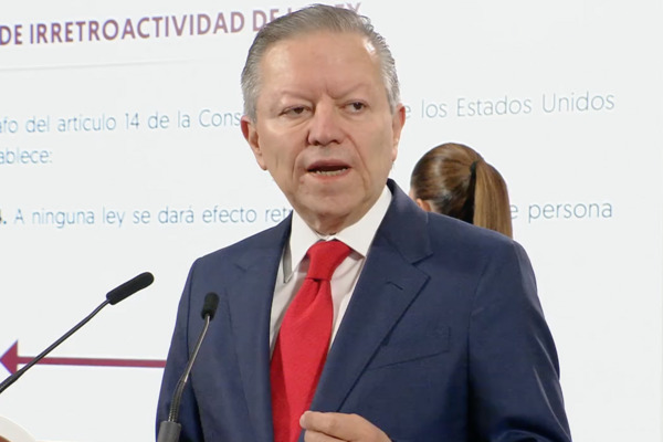 Zaldívar reconoció que la redacción del artículo es confusa sobre la aplicación retroactiva que regirá sobre procedimientos legales en curso
