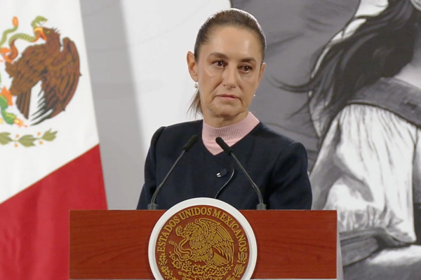 “Todas las empresas, incluidas las estadounidenses están muy contentas con la carga dedicada en el AIFA" sentenció Claudia Sheinbaum