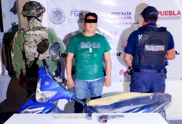 Capturan a integrante de “Los Marroquin”, célula relacionada con homicidios y distribución de droga en Chietla e Izúcar