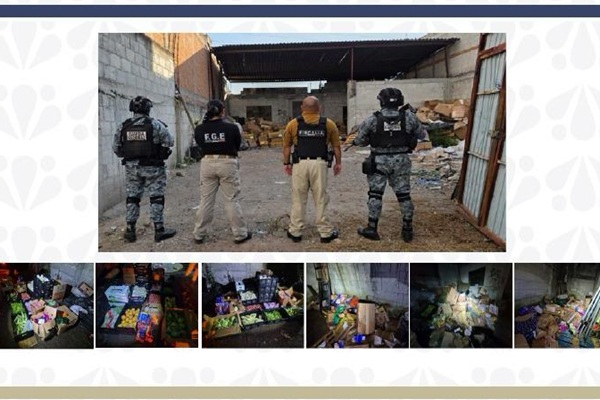 Cateo de la FGE en Texmelucan permite la recuperación de mercancía robada