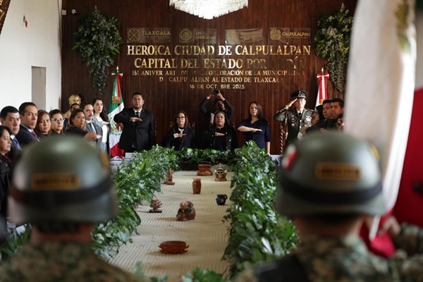 Conmemoran Poderes del Estado 151 aniversario de la adhesión de Calpulalpan a Tlaxcala