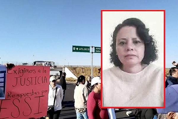 Desaparece Jessica Portillo Aguilar; maestros y familiares bloquean autopista Atlixcáyotl para exigir a FGE su localización