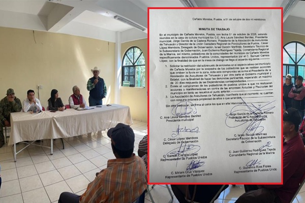 En Cañada Morelos acuerdan investigación por presuntas avionetas que “espantan la lluvia”