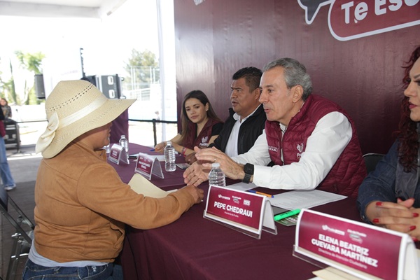 Encabeza Pepe Chedraui “El Día del Pueblo, La Capital te Escucha” en Santa María Guadalupe Tecola