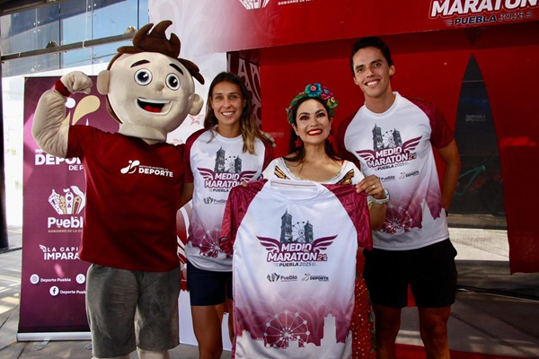 Esta son las rutas, playera y medalla del Medio Maratón 21K Puebla 2025