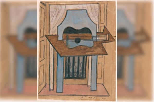 La obra "Naturaleza muerta con guitarra" de Pablo Picasso, datada en 1919, ha desaparecido durante su transporte desde Madrid hasta Granada