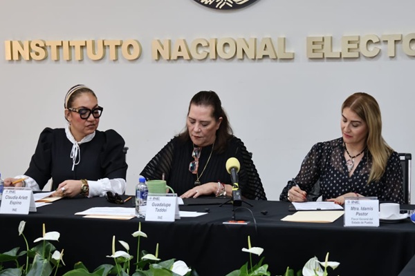 Firman Convenio de Colaboración el Instituto Nacional Electoral (INE) y la Fiscalía General del Estado de Puebla (FGE) en materia de Identificación Humana