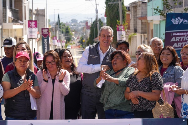 Fortalece Pepe Chedraui infraestructura vial en la colonia Constitución Mexicana