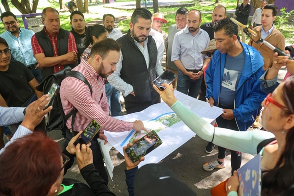 Gobierno de Tlaxcala se reúnen con ambientalistas que se oponen a rehabilitación del Parque de la Juventud; niegan tala de árboles