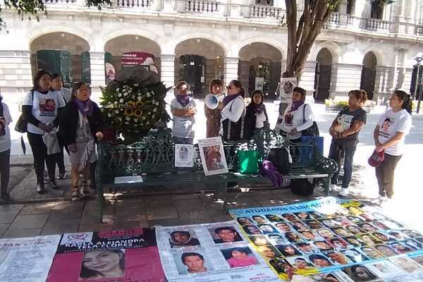 "A Esmeralda la mataron por atreverse a buscar a su hija", fue parte del mensaje de integrantes de Voz de los Desaparecidos en su homenaje