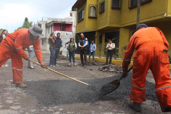 Supervisaron 118 puntos de la ciudad, donde se llevaron a cabo trabajos de bacheo como parte del programa “Bacheando”, de Infraestructura