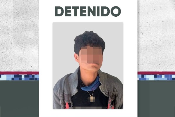 Aseguraron a un hombre, Jorge “N”, de 24 años señalado de haber cometido un robo y causar daños en propiedad ajena en el local