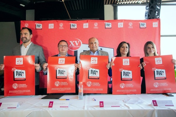 Armenta reconoció la participación empresarios, cámaras y organismos del sector terciario que hacen posible el Buen Fin en Puebla