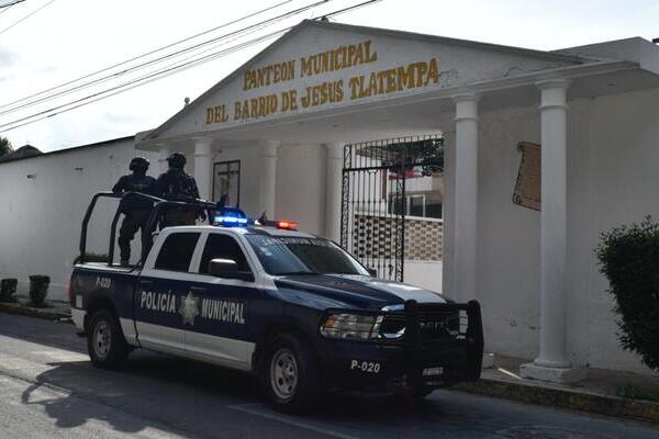La Secretaría de Seguridad Ciudadana de San Pedro Cholula puso en marcha desde el 28 de octubre el operativo de seguridad en panteones