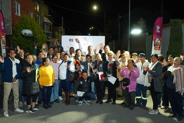 La colonia Del Valle es una de las zonas que presenta índice de rezago social, por lo que Puebla Brilla refuerza la atención y la equidad