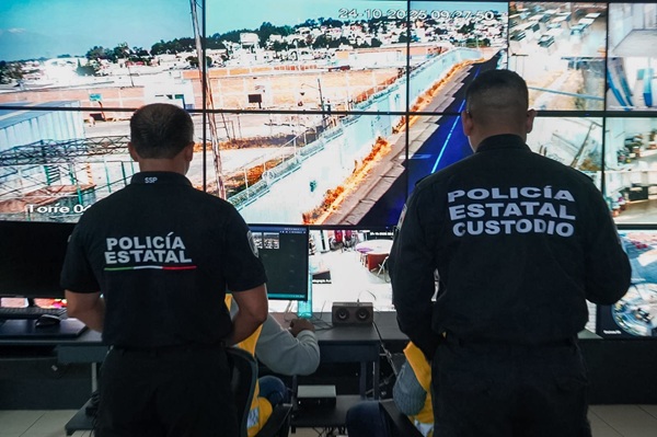 Instala SSP Puebla 420 cámaras y un videowall para vigilar el penal y esta es la pinche fotosegunbuena