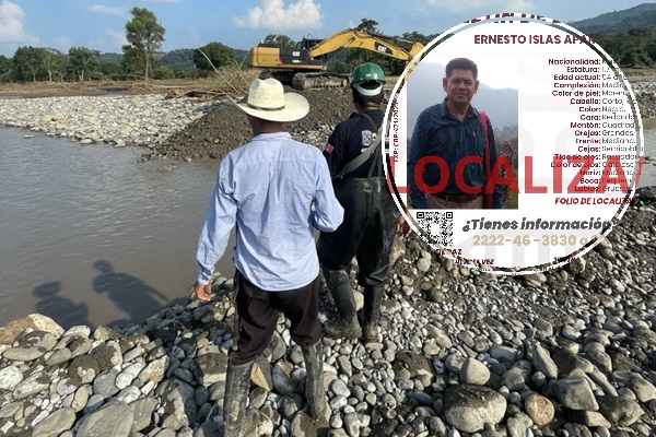 Lluvias en Puebla Sube a 21 la cifra de muertos; cuerpo de Ernesto Islas Aparicio, es hallado en el río San Marcos