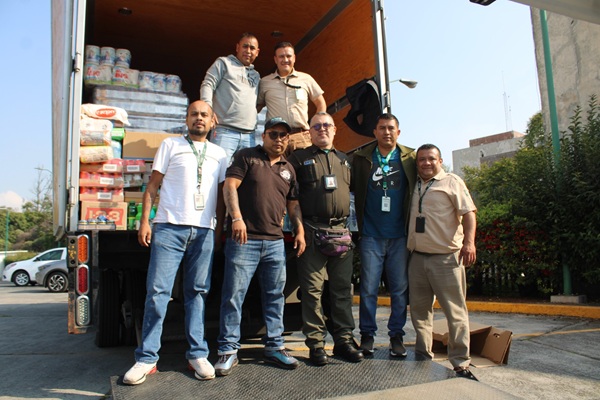 Moviliza IMSS más de 80 toneladas de ayuda humanitaria a Puebla, Veracruz e Hidalgo