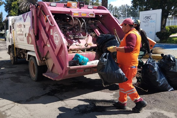 Operará con normalidad servicio de recolección de residuos durante el operativo de Todos Santos en Puebla