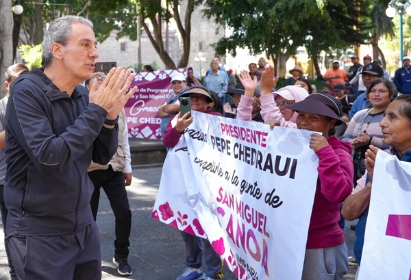 Pepe Chedraui ratifica su respaldo para las 17 juntas auxiliares