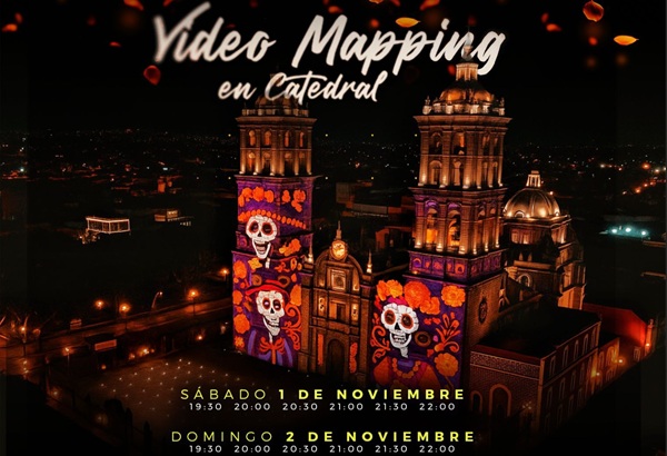 Por Temporada de Muertos proyectarán videomapping en la fachada de Catedral los días 01 y 02 de noviembre