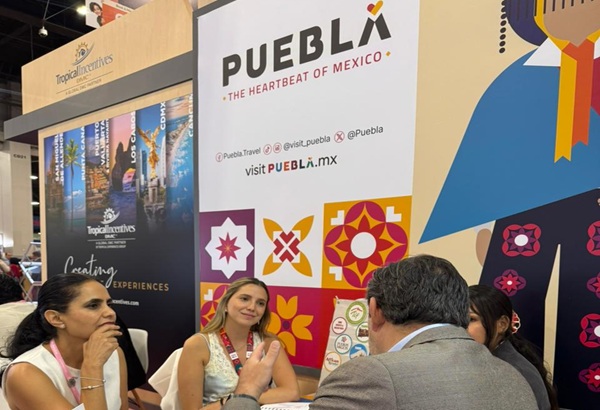 Puebla fortalece su proyección internacional en IMEX America 2025
