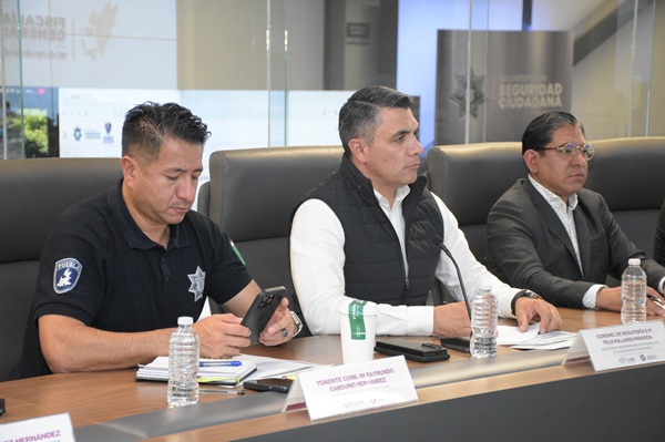 Reafirman coordinación interinstitucional en Mesa de Seguridad Municipal de la SSC