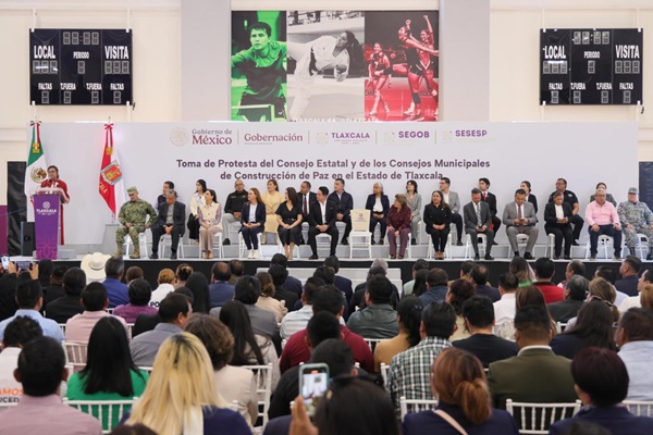 Tlaxcala, primer estado en conformar Consejos de Paz y Justicia Cívica