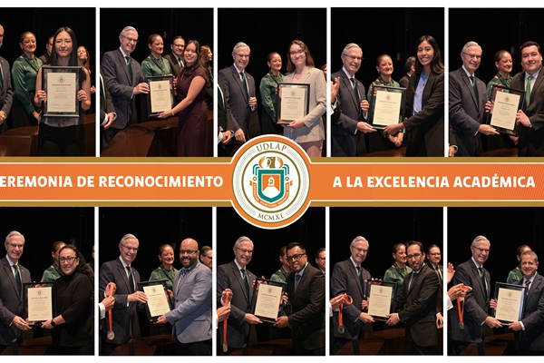 UDLAP Celebran la excelencia y condecora a sus mejores estudiantes y académicos