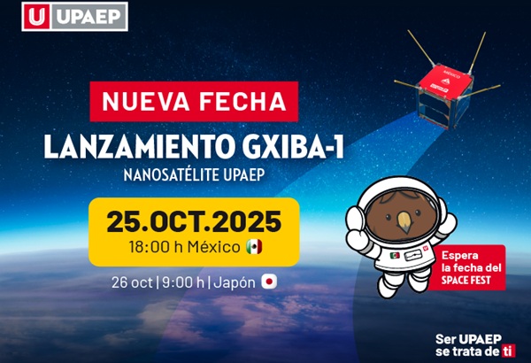 UPAEP Gxiba-1 tiene nueva fecha de lanzamiento desde Japón