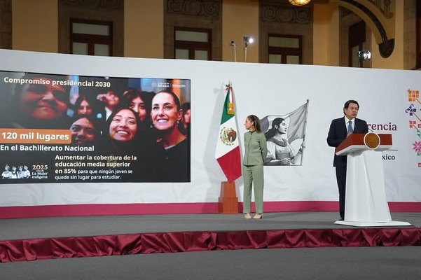 A través de la SEP, y como parte del Plan de Ampliación de Cobertura de Educación Media Superior, en 2026 se crearán 130 nuevas preparatorias