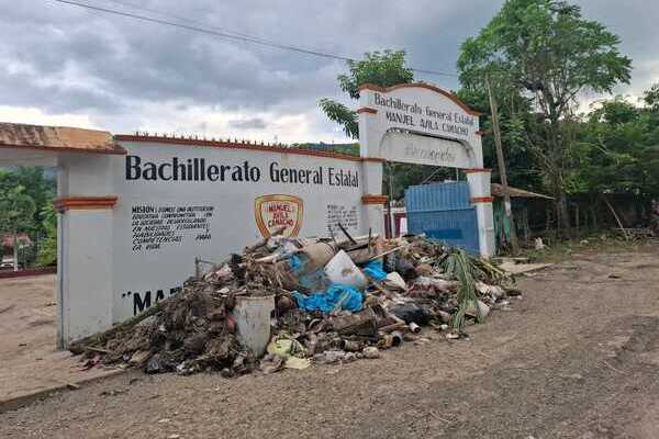 Puebla es el tercer estado del país de los 5 afectados por las lluvias torrenciales de la semana pasada, con más escuelas dañadas